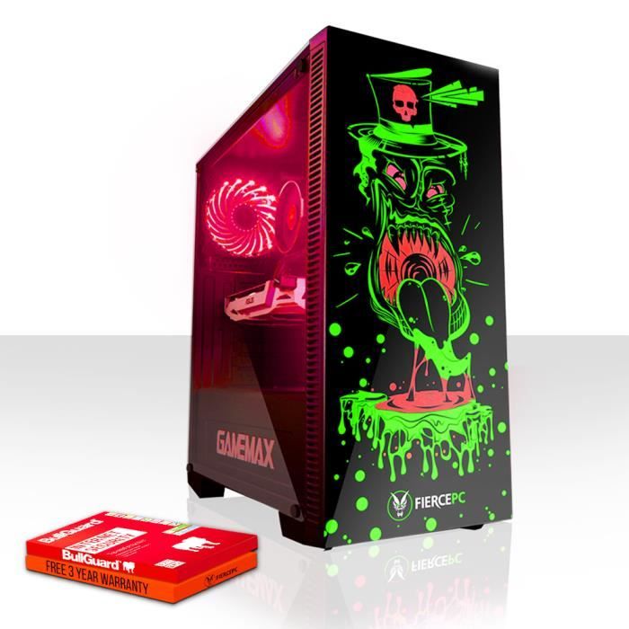 Top achat Ordinateur de bureau Fierce GOBBLER PC Gamer de Bureau - Intel Core i7 8700 6x4.6GHz CPU, 16Go RAM, RTX 2070 Super 8Go, 2To HDD - 851624 pas cher