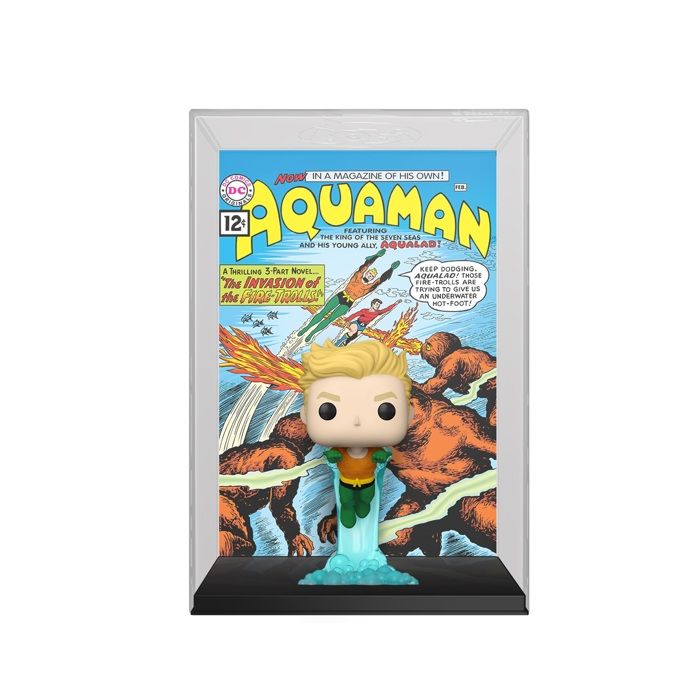 DC Comics Figurine POP! Aquaman 9 cm - vue 4