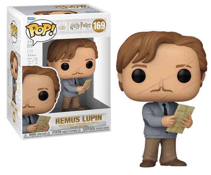 Figurine Funko Pop Movies Harry Potter et le Prisonnier dAzkaban Lupin avec sa carte