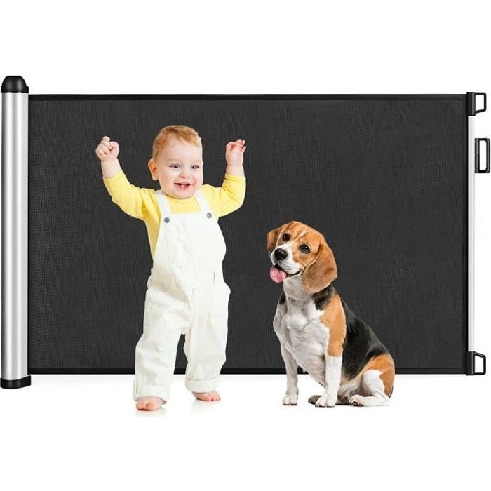 Barrière Sécurité Escalier Rétractable Bébés Chiens(0 À 140 Cm) Barriere  Securite Enroulable Escaliers Enfant Ou - Cdiscount Puériculture & Eveil  bébé