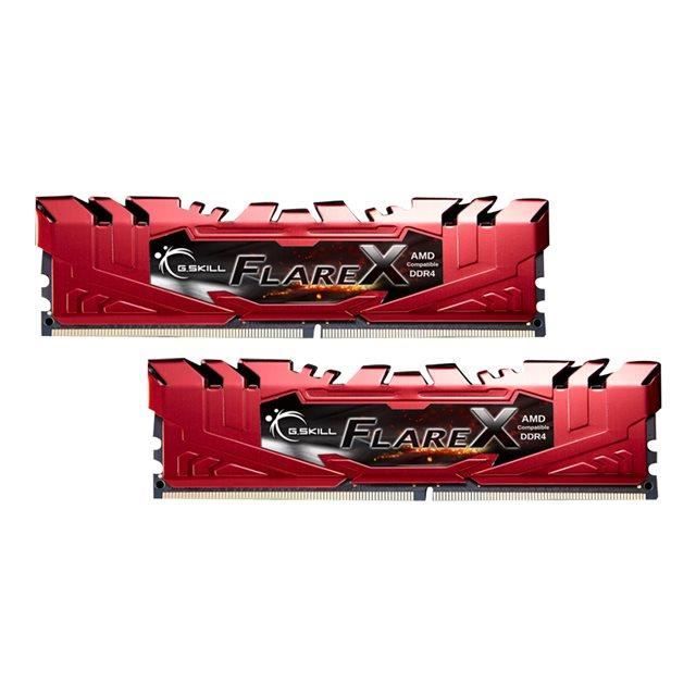 Vente Memoire PC G.SKILL Mémoire PC Flare X - DDR4 - Kit 16 Go (2 x 8 Go) - 2400 MHz - CL16 pas cher Vente Memoire PC G.SKILL Mémoire PC Flare X - DDR4 - Kit 16 Go (2 x 8 Go) - 2400 MHz - CL16 pas cher