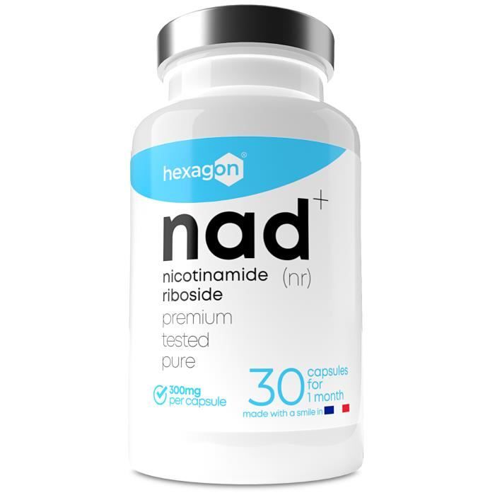 NAD+ Nicotinamide Riboside Chloride 300mg - Booster NAD, Cure 1 Mois, Neuf