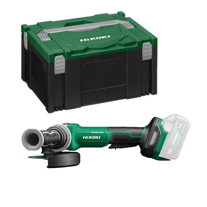 Meuleuse Ø125mm 18V Brushless HIKOKI G1813DFW2Z Frein LVH HitCase III - vue 2
