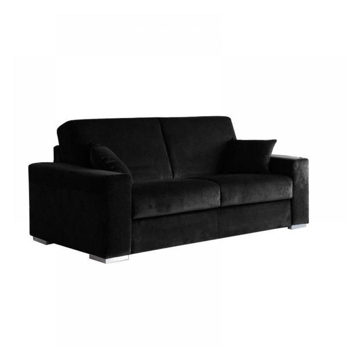 Le Diva Canape Easy Ouverture Rapido 120 200cm Microfibre Noire Noir Microfibre Inside75 Achat Vente Canape Sofa Divan Soldes Sur Cdiscount Des Le 20 Janvier Cdiscount