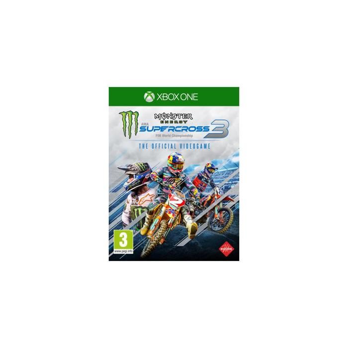 Jeu vidéo Monster Energy Supercross 3 Milestone Xbox One Course En boîte