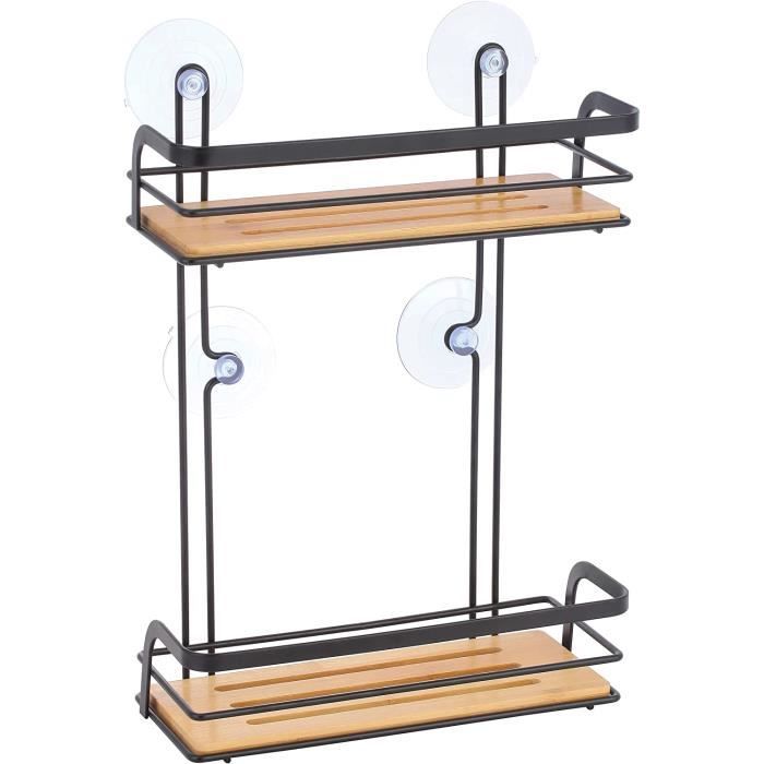 Robinet Mural De Salle De Bain Cascade Noir Mat Avec Douchette｜Homary