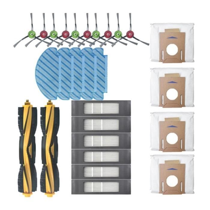 Lot De 8 Chiffons De Nettoyage Pour Aspirateur Robot Conga Eternal Max - Compatibles X-Treme