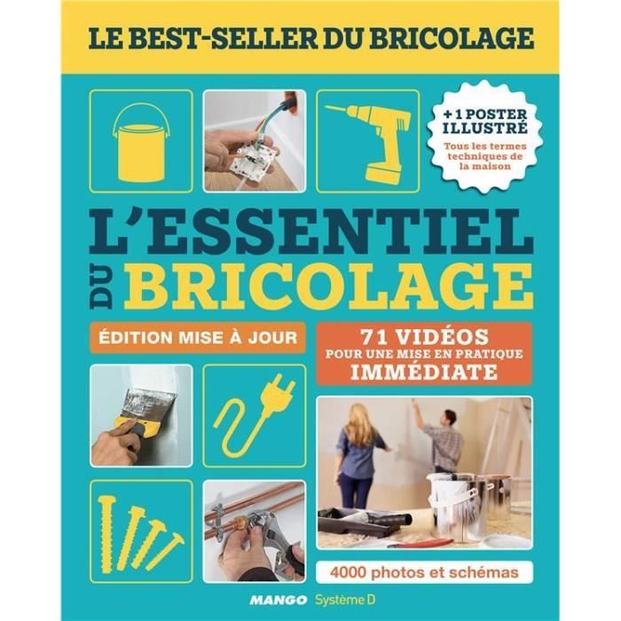 Livre l'essentiel du bricolage Cdiscount Librairie