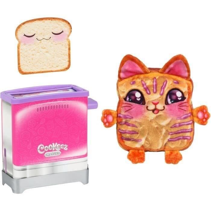 Toasty Treatz - MOOSE TOYS - COOKEEZ MAKERY - Peluche parfumée en forme de toast grille-pain interactif Modèle peluche aléatoire
