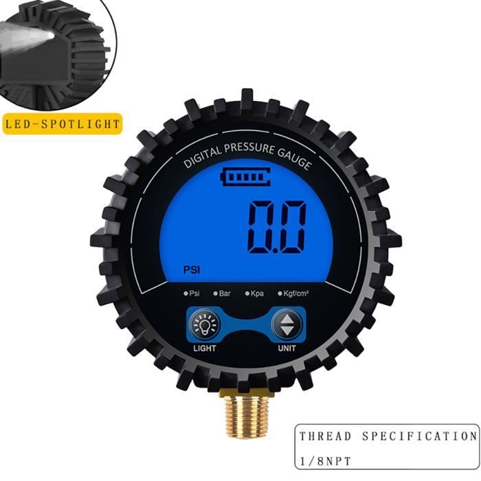 Satra S-TG18 - Gonfleur de pneu à air comprimé avec manomètre