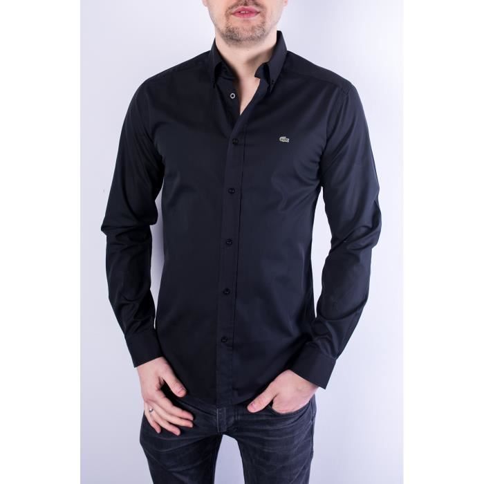 chemise lacoste noir