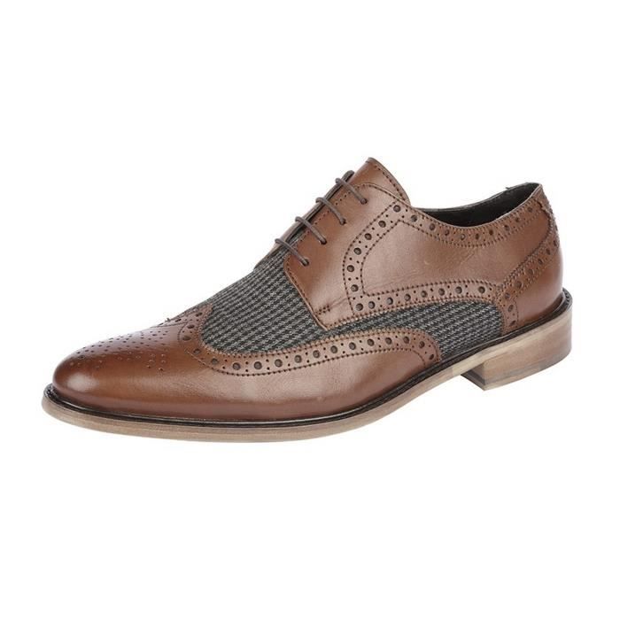 derbies toile homme