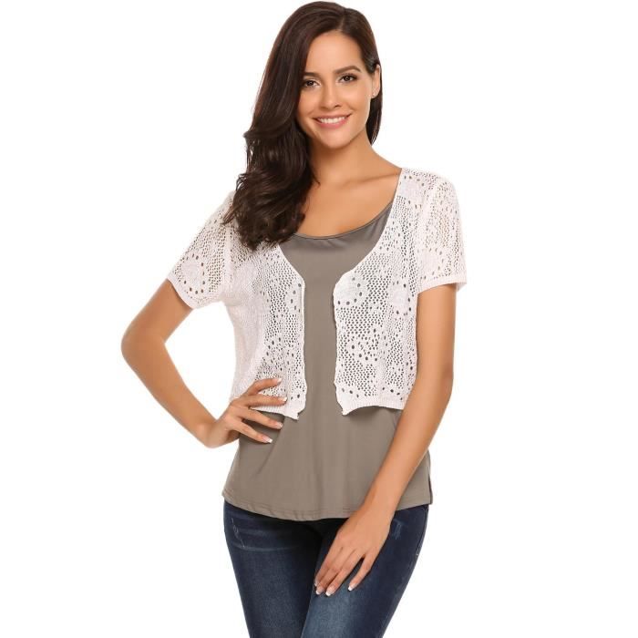 Cardigan manche courte Clearance