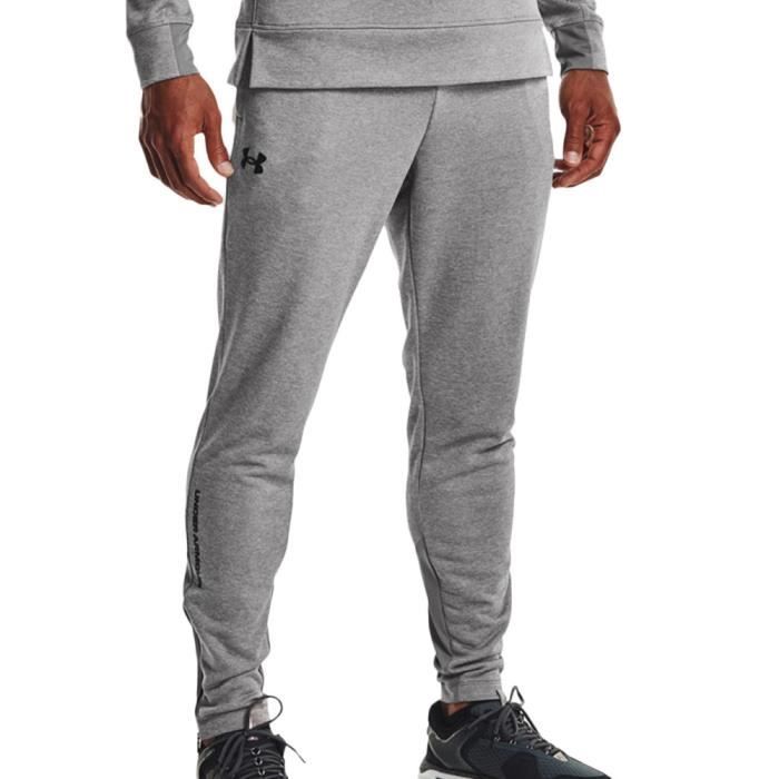 Jogging Homme Gris Under Armour Terry Taille Haute Poches