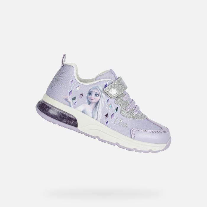 Geox Tennis Baskets basses J SPACECLUB Fille Viola - Cdiscount Sport