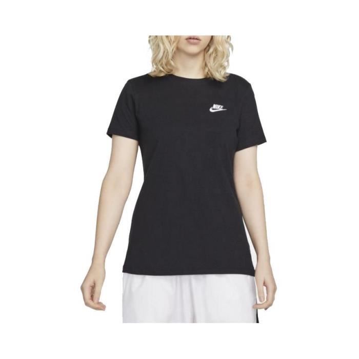 Tee shirt nike femme noir new arrivals