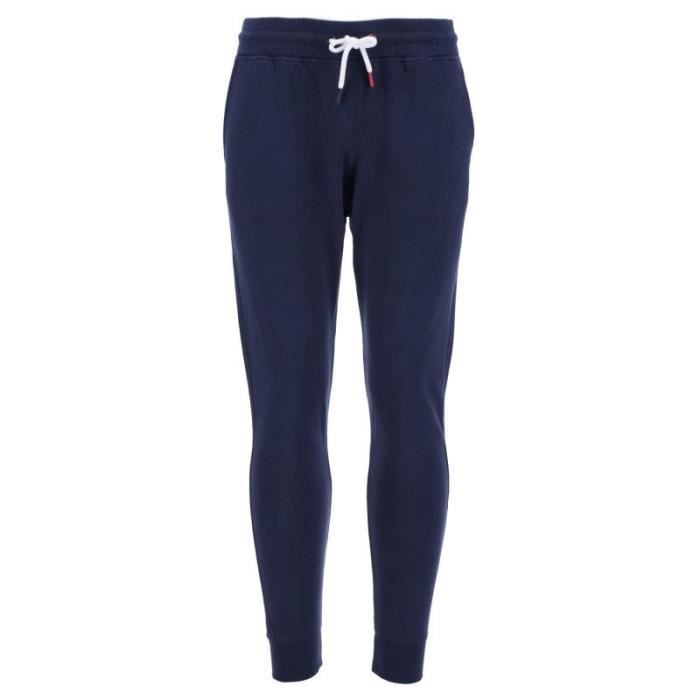 pantalon de survêtement jott santiago - bleu marine - taille élastique et cordon de serrage