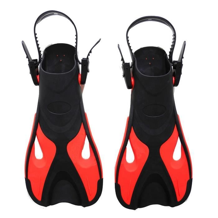 Palmes Courtes En Silicone Pour Enfants - Apprentissage Natation & Snorkeling - Taille 27-29