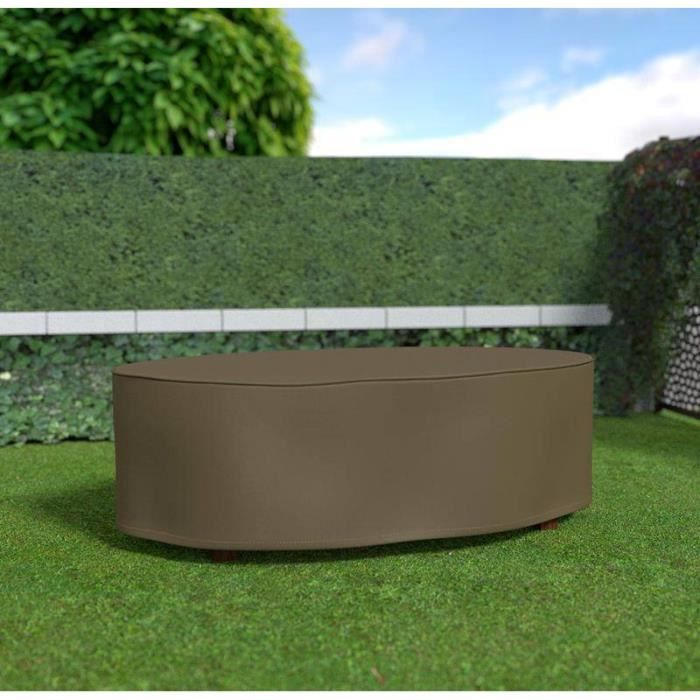 Housse de protection - NORTENE - Table ovale - 230 x 130 x 70 cm - Vert - Résistante aux intempéries Housse de protection - NORTENE - Table ovale - 230 x 130 x 70 cm - Vert - Résistante aux intempéries
