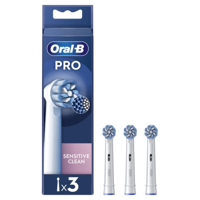 Oral-B Pro Sensitive Clean Brossettes Pour Brosse À Dents, Pack De 3 Unités