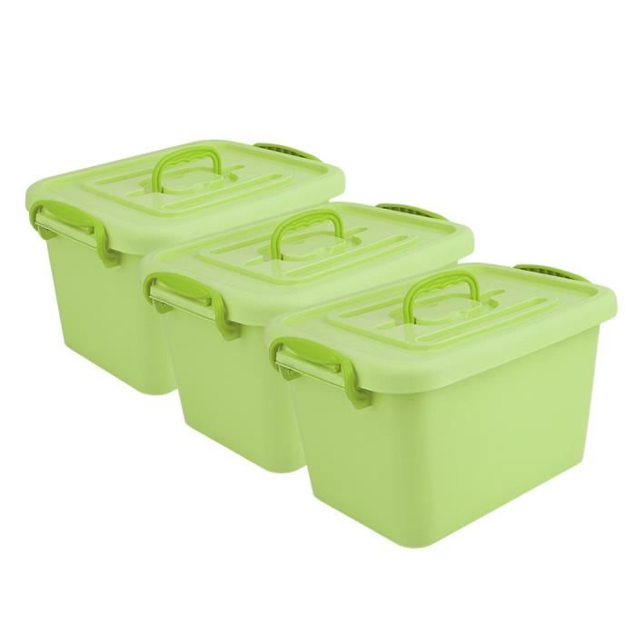 DIMJ Lot De 3 Boites De Rangement, Rangement De Vetement Pliable, Caisse De Rangement En Tissu