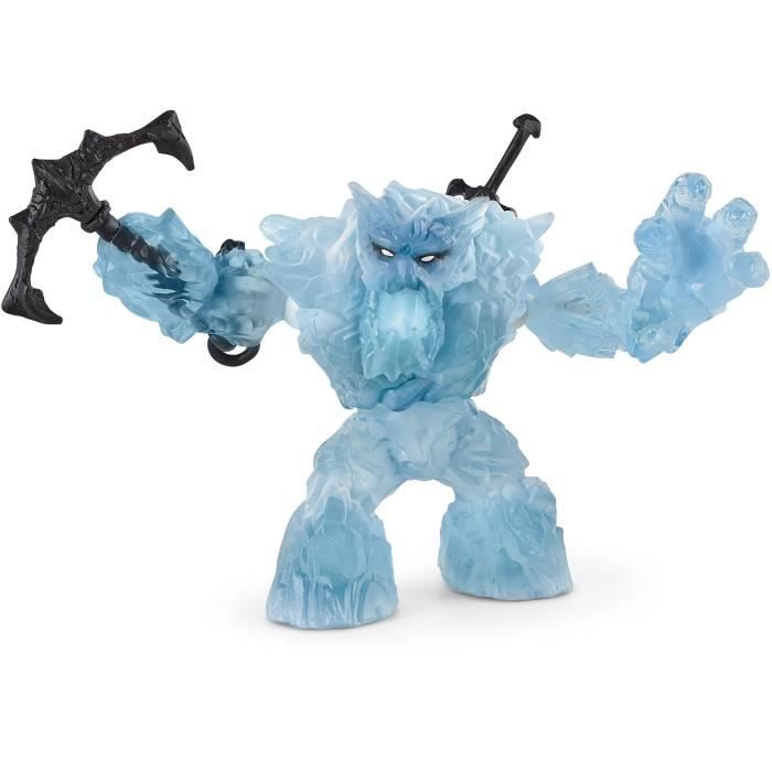 monstre de glace mythique - monstre avec arme, figurine d'action schlecih très durable, pour garçons et filles dès 7 ans - schleich