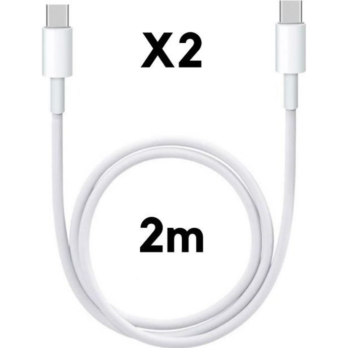 Cable USB-C USB-C 2m pour iPad Pro 12,9 pouces iPad Pro 11 - Main Image