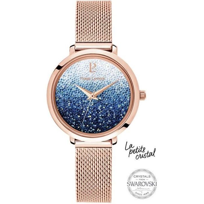 Montre pierre sales lannier femme bleu