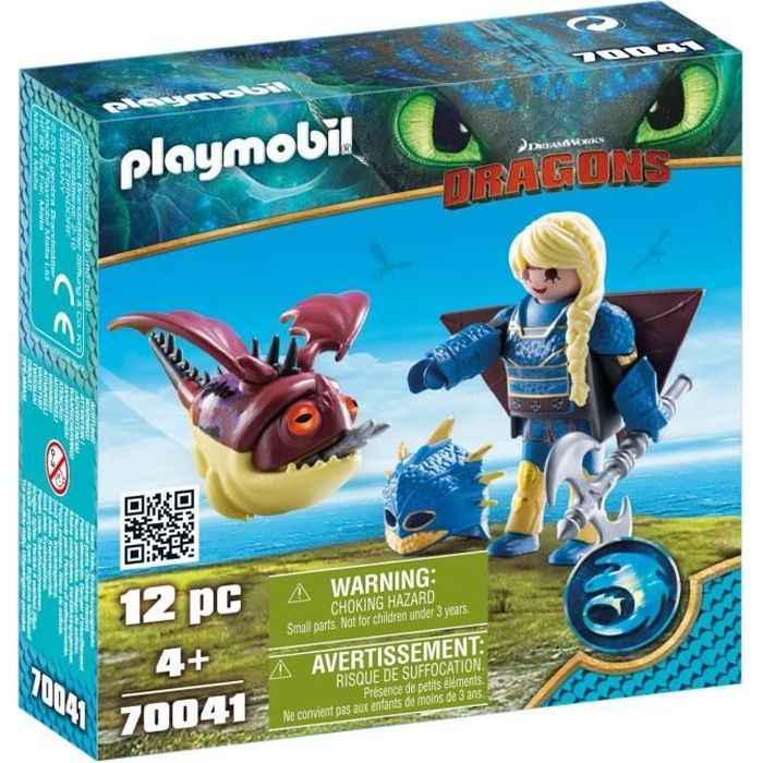 PLAYMOBIL - Dragons - Rustik et Krochefer - Dragon avec baliste et  accessoires - Cdiscount Jeux - Jouets