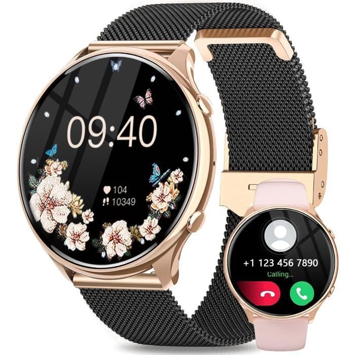 Montre Connectée Femmes Homme Smartwatch avec Cardiofrequencemètre