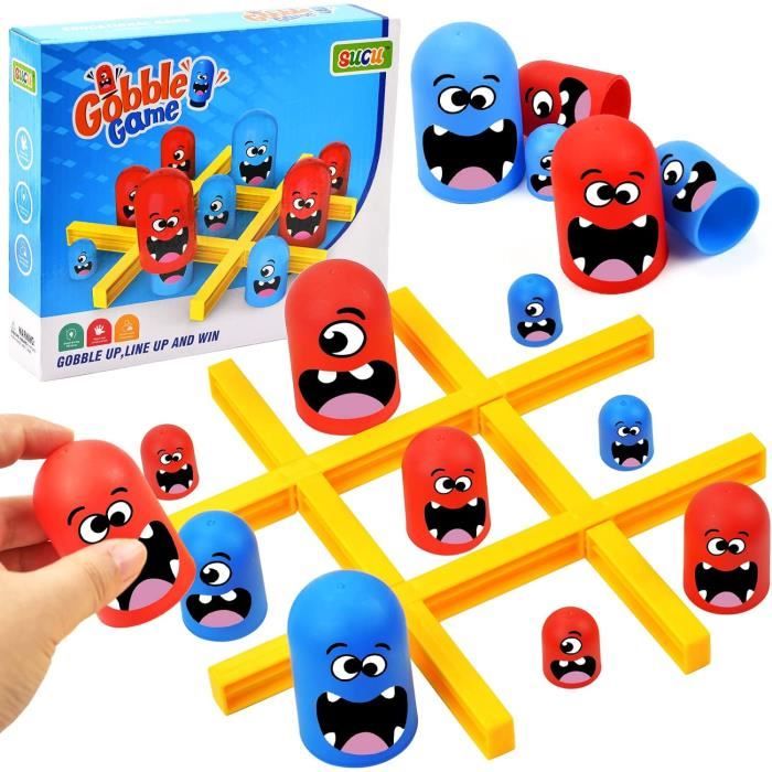 Gobblet Strategiespiel - Tic Tac Toe Mit Großen Spielfiguren Für Kinder