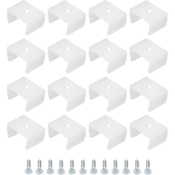 Led Support Insert Lot De 120 Clips De Montage Néon Led - Supports De Fixation - Pour ...