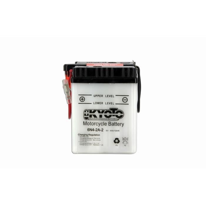 KYOTO - Batterie moto - 6n4-2a-2 - L 71mm W 71mm H 96mm