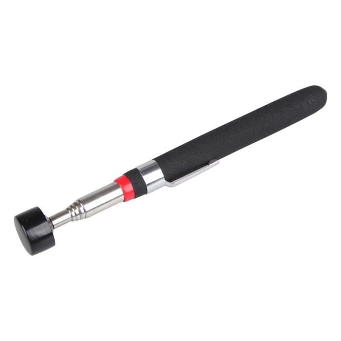 Outil de ramassage magnétique télescopique, bâton de baguette de ramassage  magnétique facile avec conception de pince style poche, aimant puissant