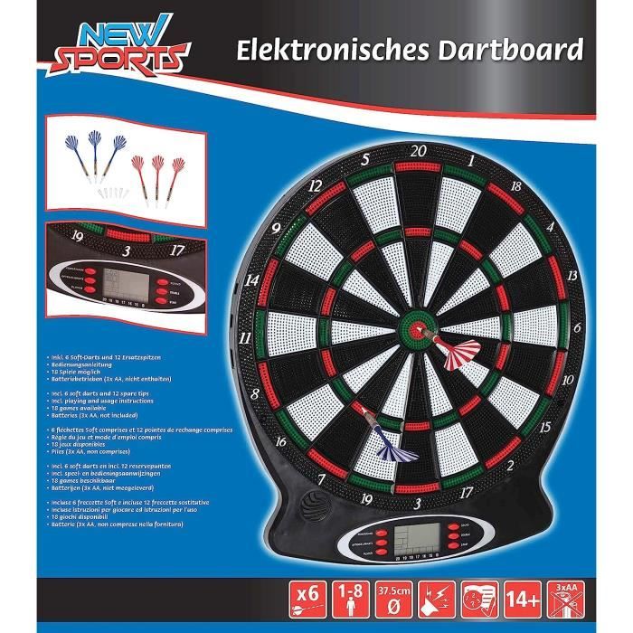 jeu de fléchettes nouveau sport électronique avec 6 flèches