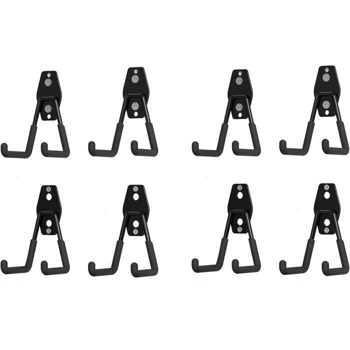 MagiDeal Crochets d'affichage de Panneau Grille, 25 pièces, cintres de Rangement, Crochets Suspendus en Acier Inoxydable pour étagère de Magasin de