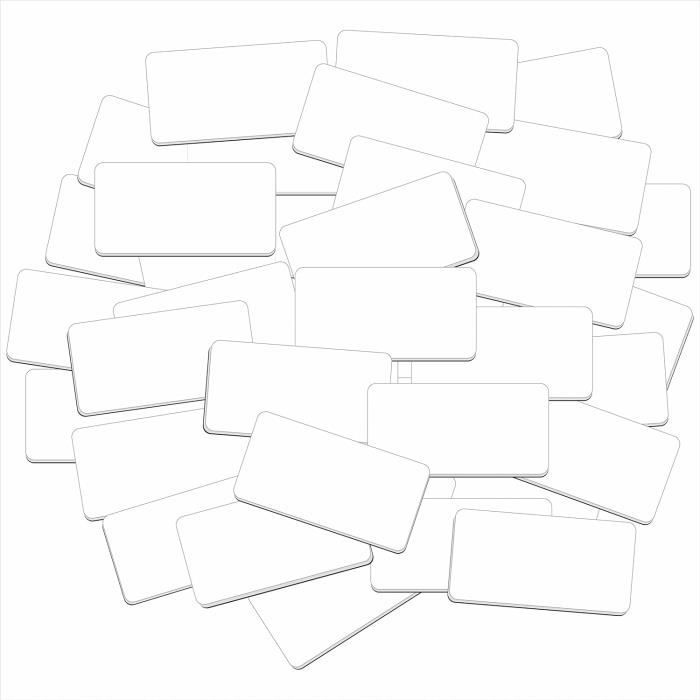 Étiquettes Magnétiques Pour Tableau Blanc - Lot De 75, Colorées Et Effaçables à Sec