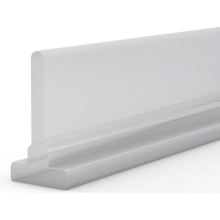 STEIGNER Joint de douche en silicone 80cm SDD01 blanc joint détanchéité pour la protection contre les fuites deau 