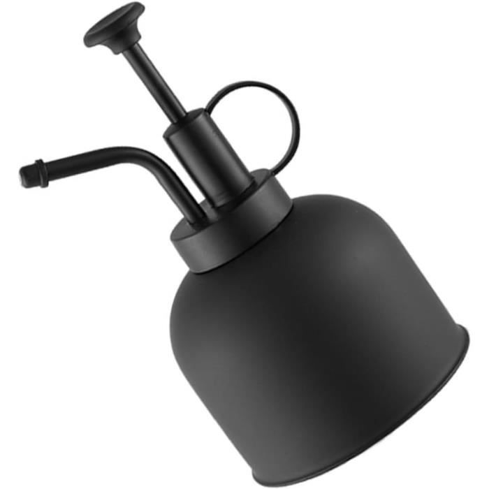 Arrosoir Plantes Acier Inoxydable 1500ml - Grand Bec Long Noir - Arrosage Précis Intérieur & Extérieur