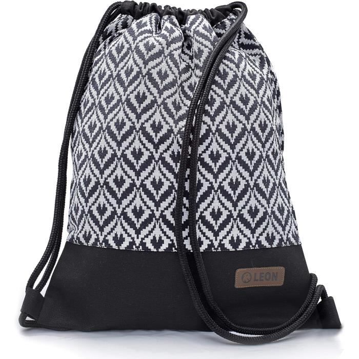 Sac à Main Bandoulière Vintage Marron - 3 Sections + 2 Poches Zippées - Fermoir à Rabat