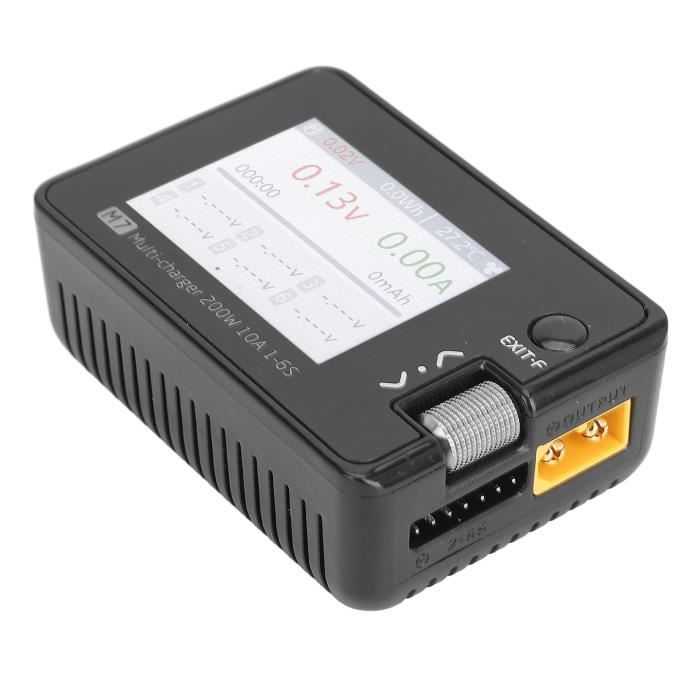 Chargeur T400 Double Décharge Pour Batteries LiPo/NiMH/Pb - AC/DC, écran Tactile 3.2", 12A, Pour Modélisme RC