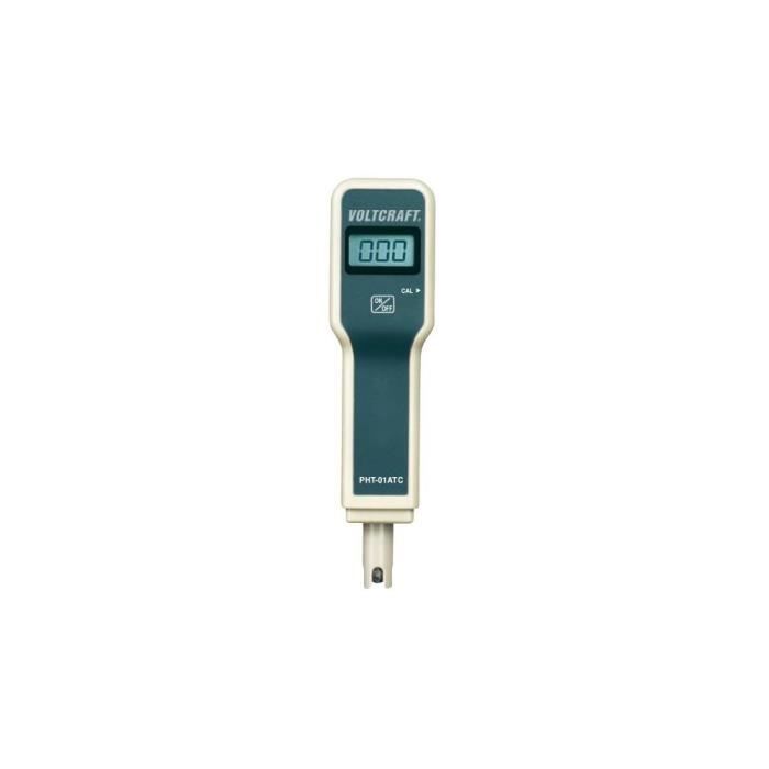 PH-mètre numérique - VOLTCRAFT - PHT-01 ATC - Blanc - Type de Produit: pH-mètre numérique