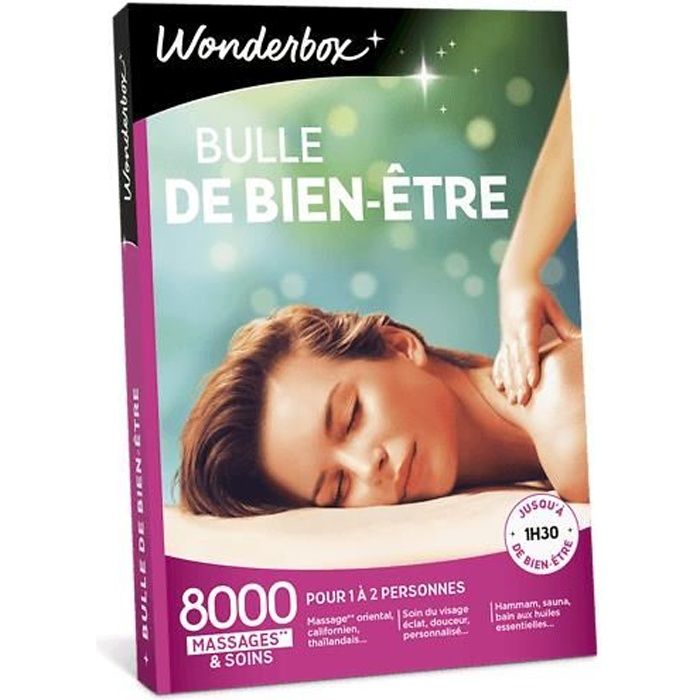 Wonderbox - Coffret cadeau pour femme - Bulle de bien-être - 8000 activités détente