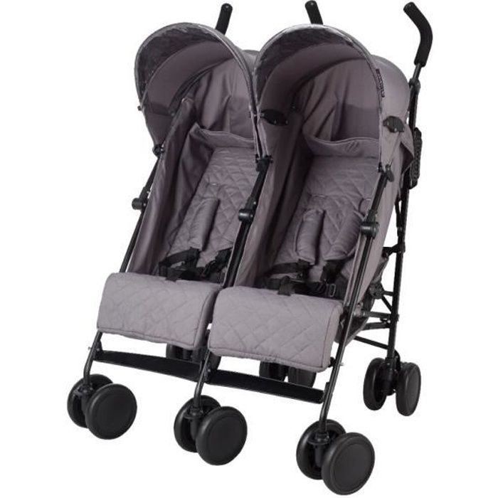 X Adventure Poussette Double Canne Gris - Cdiscount Puériculture & Eveil  bébé