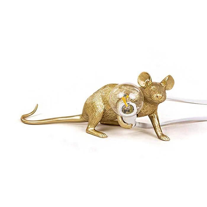 Lampe De Table Souris Step Seletti 15220 - Résine Design, Neuve