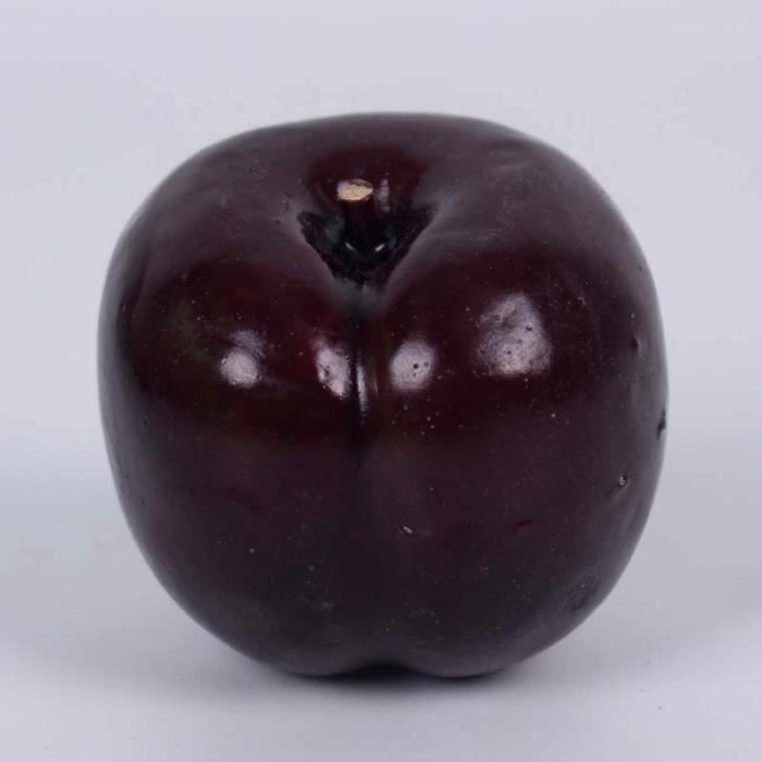 Pomme Artificielle ADAM, Rouge, 7,5cm, 8cm - Faux Fruits