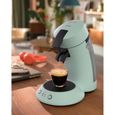 Machine à café dosette SENSEO ORIGINAL+ Philips CSA210/23, Booster d’arômes, Crema plus (mousse plus dense), 1 ou 2 tasses, Menthe-1