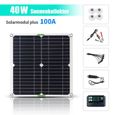 Kit onduleur 400W 2000W panneau solaire chargeur de batterie contrôleur complet réseau domestique Camping téléphone-1