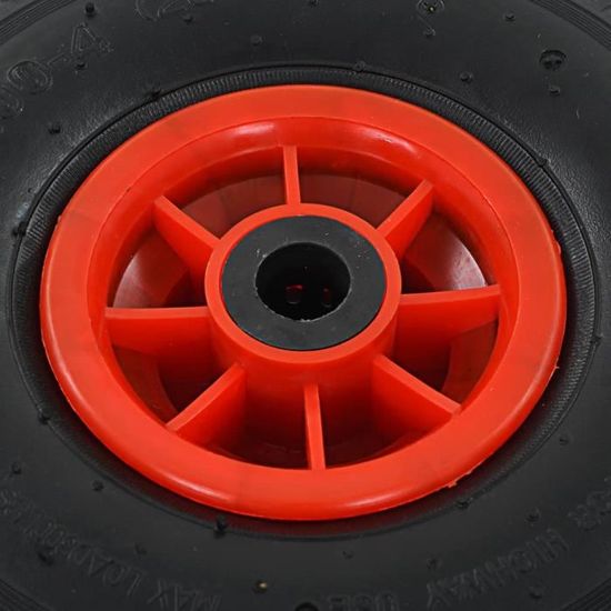 Roue Brouette Caoutchouc 3.00-4 – Charge 200 Kg Avec Roulement à Billes