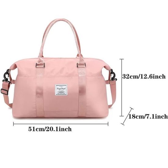 Sac Fourre-tout Victoria's Secret Rose Extra Large - Pour Week-end, Gym, Plage, Neuf Avec étiquette